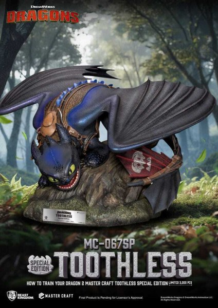 How To Train Your Dragon 2 statuette Master Craft Toothless 38 cm