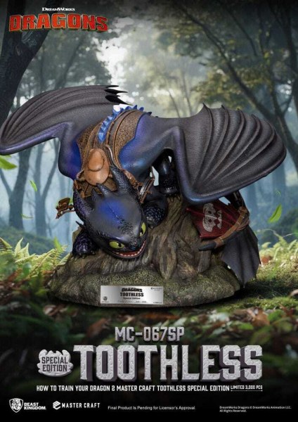 How To Train Your Dragon 2 statuette Master Craft Toothless 38 cm