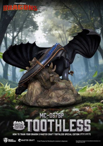 How To Train Your Dragon 2 statuette Master Craft Toothless 38 cm