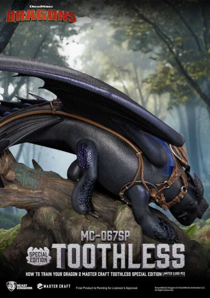 How To Train Your Dragon 2 statuette Master Craft Toothless 38 cm