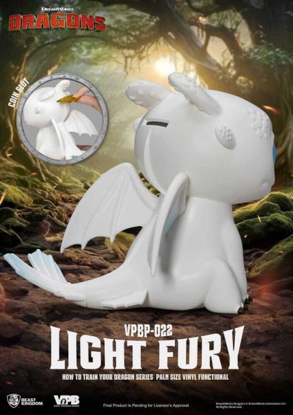 Dragons tirelire Fury Blanc 12 cm