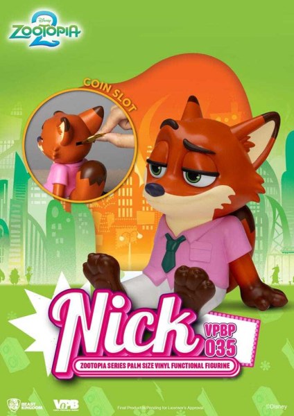 Zootopie tirelire Nick 15 cm