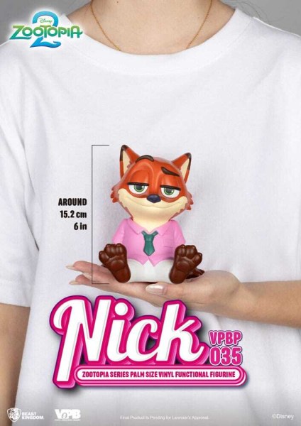 Zootopie tirelire Nick 15 cm