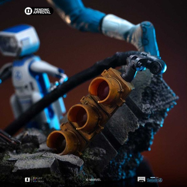 Fantastic Four statuette 1/10 Art Scale Mr. Fantastic and H.E.R.B.I.E 26 cm