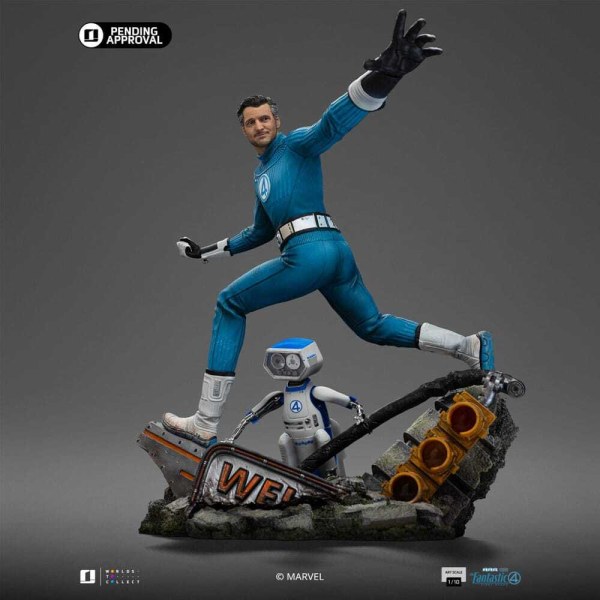 Fantastic Four statuette 1/10 Art Scale Mr. Fantastic and H.E.R.B.I.E 26 cm