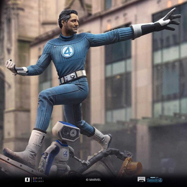 Fantastic Four statuette 1/10 Art Scale Mr. Fantastic and H.E.R.B.I.E 26 cm