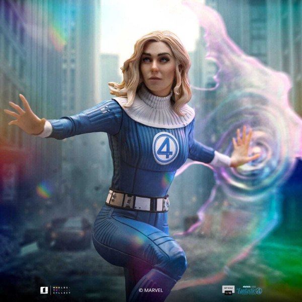 Fantastic Four statuette 1/10 Art Scale La femme invisible et Franklin 28 cm