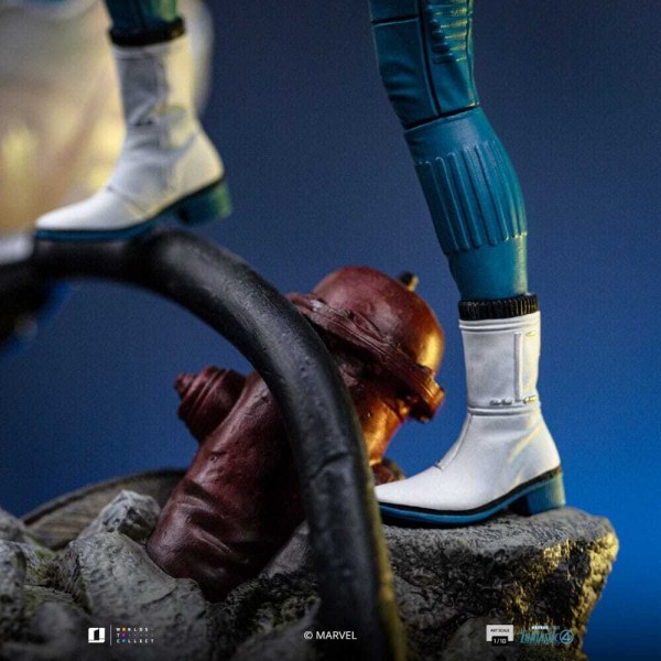 Fantastic Four statuette 1/10 Art Scale La femme invisible et Franklin 28 cm