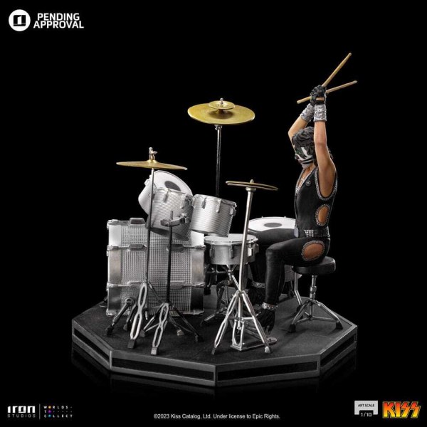 Kiss statuette Art Scale 1/10 Peter Criss Edtition Limitée 22 cm