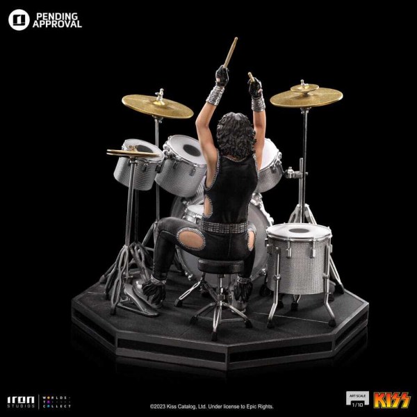 Kiss statuette Art Scale 1/10 Peter Criss Edtition Limitée 22 cm