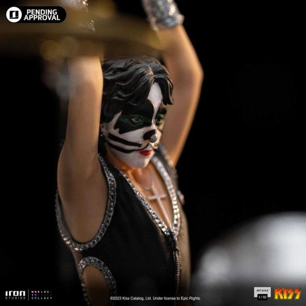 Kiss statuette Art Scale 1/10 Peter Criss Edtition Limitée 22 cm