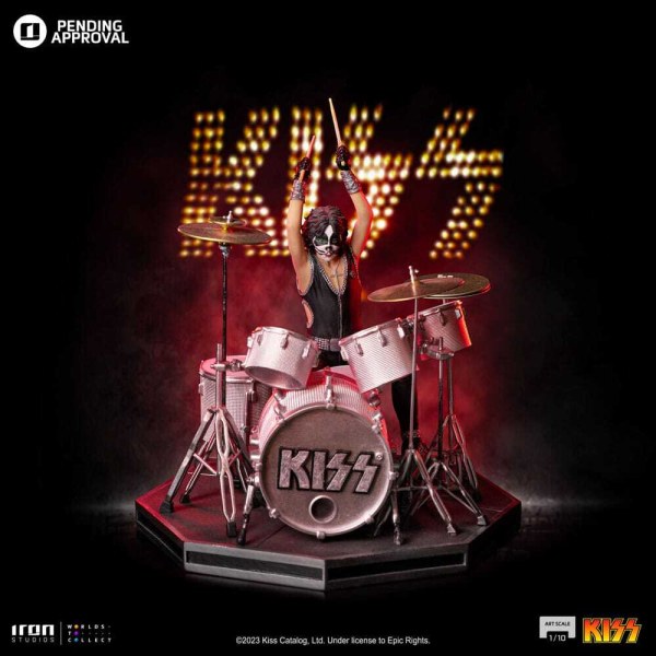 Kiss statuette Art Scale 1/10 Peter Criss Edtition Limitée 22 cm