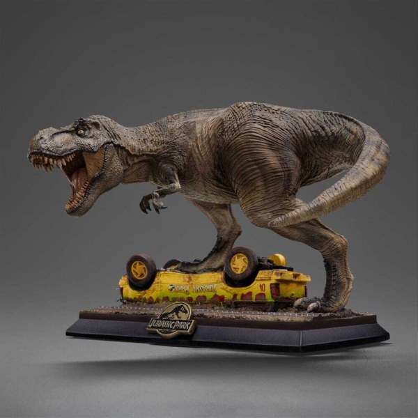 Jurassic Park Icons statuette T-Rex Attack 15 cm