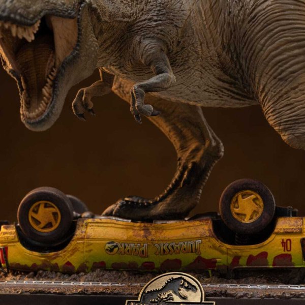 Jurassic Park Icons statuette T-Rex Attack 15 cm