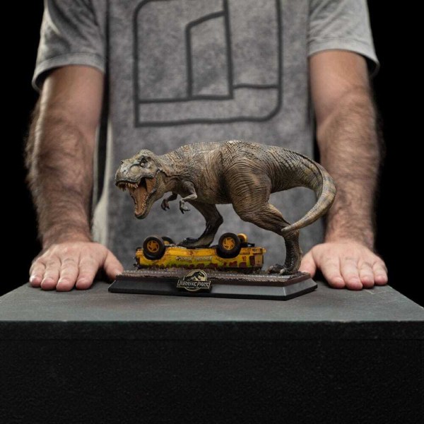 Jurassic Park Icons statuette T-Rex Attack 15 cm