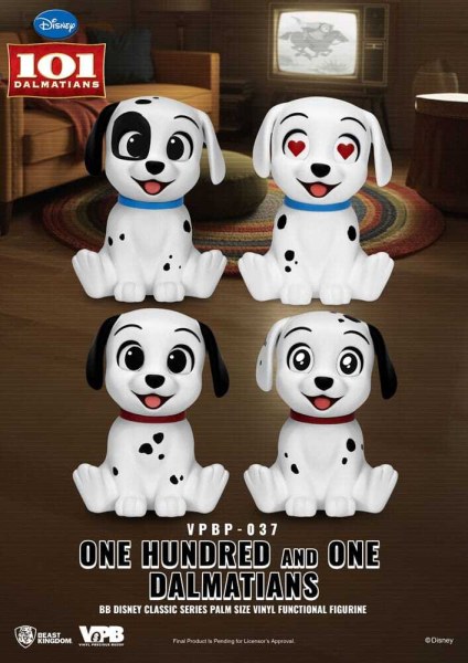 Disney : Tirelire classique Les 101 Dalmatiens (lot de 4) 12 cm