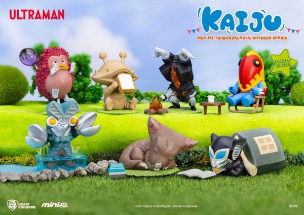 Ultraman Mini Egg Attack Série extérieure Figurines Tsuburaya Kaiju Blind Box (6) 7 cm