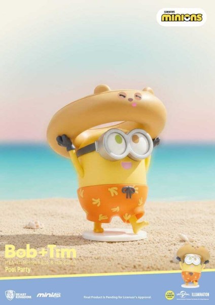 Figurines Minions assorties Mini Egg Attack Blind Box Minions série Bob & Tim 9 cm (6)