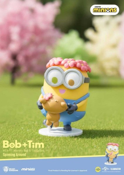 Figurines Minions assorties Mini Egg Attack Blind Box Minions série Bob & Tim 9 cm (6)