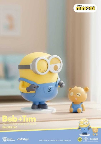 Figurines Minions assorties Mini Egg Attack Blind Box Minions série Bob & Tim 9 cm (6)