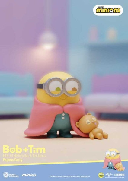 Figurines Minions assorties Mini Egg Attack Blind Box Minions série Bob & Tim 9 cm (6)