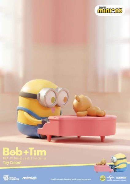Figurines Minions assorties Mini Egg Attack Blind Box Minions série Bob & Tim 9 cm (6)