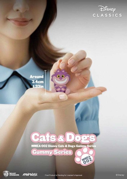 Figurine Disney Chats et Chiens en boîte surprise - Mini Egg Attack Gummy Series 3 cm