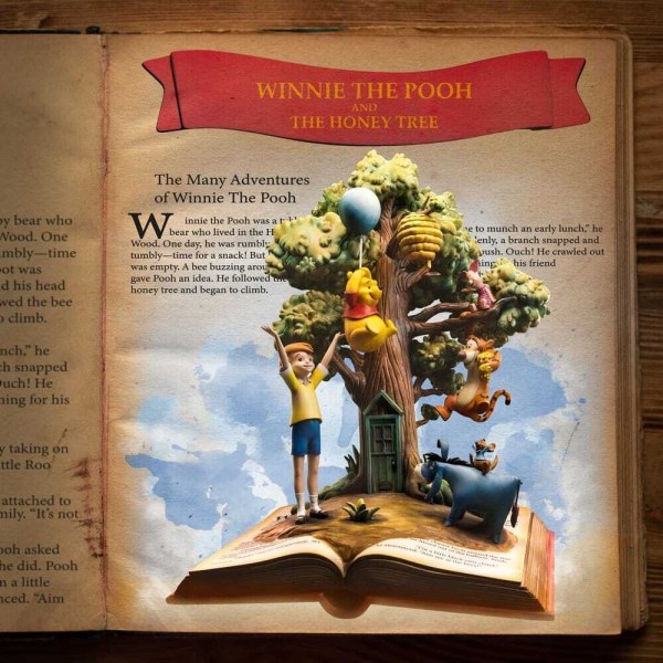 Art Scale Deluxe Winnie l'Ourson et ses amis (100e anniversaire) 31 cm - Iron Studios Disney Classics