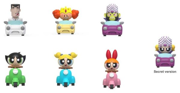 Les super-nanas Pull Back Car Blind Box 5 cm Sortiment (6)