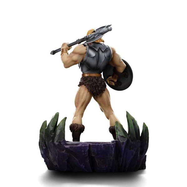 Statuette Maîtres de l'Univers à Art Scale 1/10, He-Man en armure de combat, 23 cm