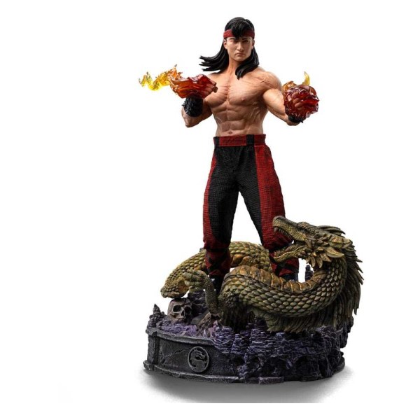Statuette Mortal Kombat à Art Scale 1/10, Liu Kang, 23 cm