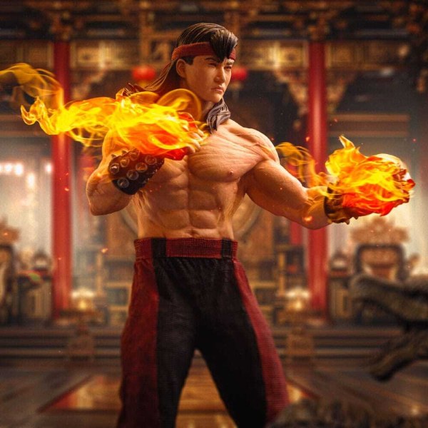 Statuette Mortal Kombat à Art Scale 1/10, Liu Kang, 23 cm