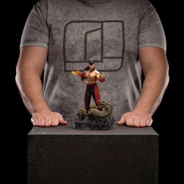 Statuette Mortal Kombat à Art Scale 1/10, Liu Kang, 23 cm