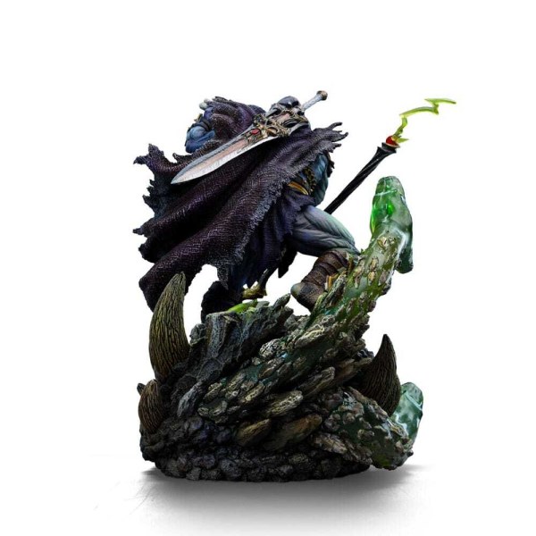 Statuette Maîtres de l’Univers 1/10 Art Scale Deluxe Skeletor Déchaîné 23 cm