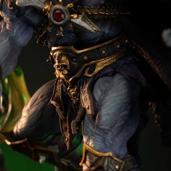 Statuette Maîtres de l’Univers 1/10 Art Scale Deluxe Skeletor Déchaîné 23 cm