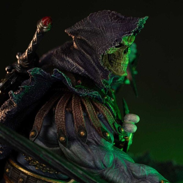 Statuette Maîtres de l’Univers 1/10 Art Scale Deluxe Skeletor Déchaîné 23 cm