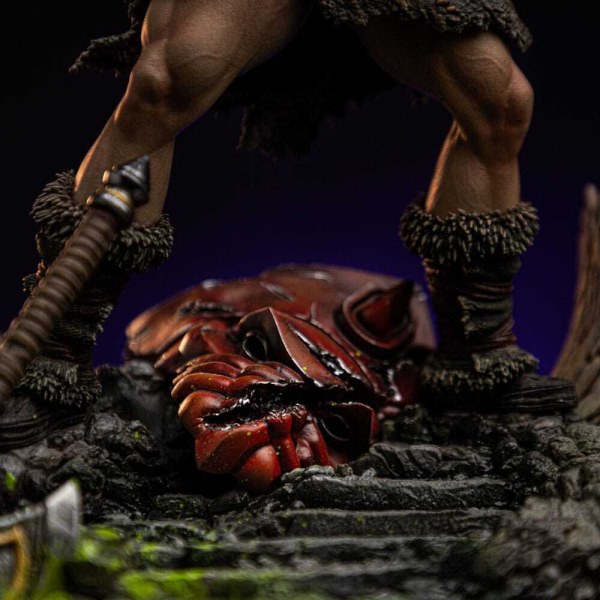 Statuette Maîtres de l’Univers 1/10 Art Scale Deluxe He-Man Déchaîné 34 cm