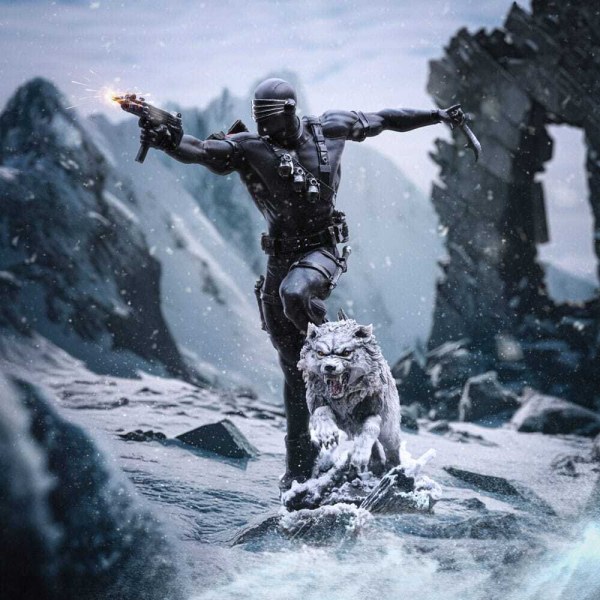 GI Joe statuette 1/10 Art Scale Snake Eyes 23 cm