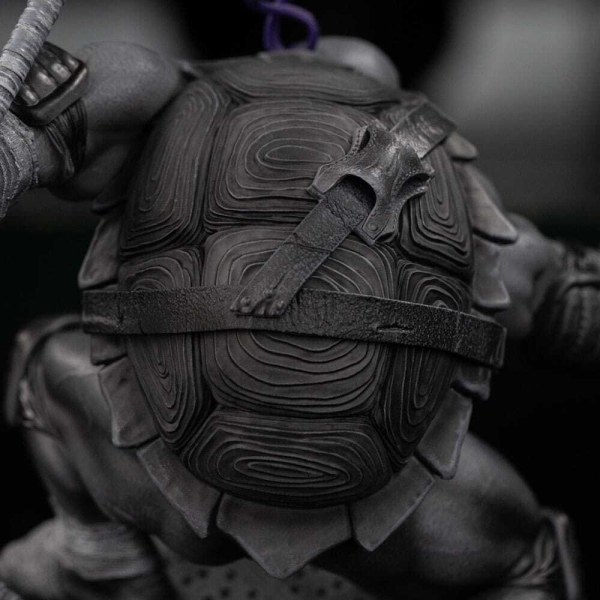 Statuette Tortues Ninja à Art Scale 1/10, Donatello, variante noir et blanc, 26 cm