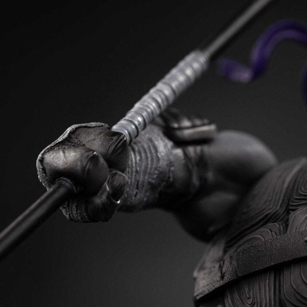 Statuette Tortues Ninja à Art Scale 1/10, Donatello, variante noir et blanc, 26 cm