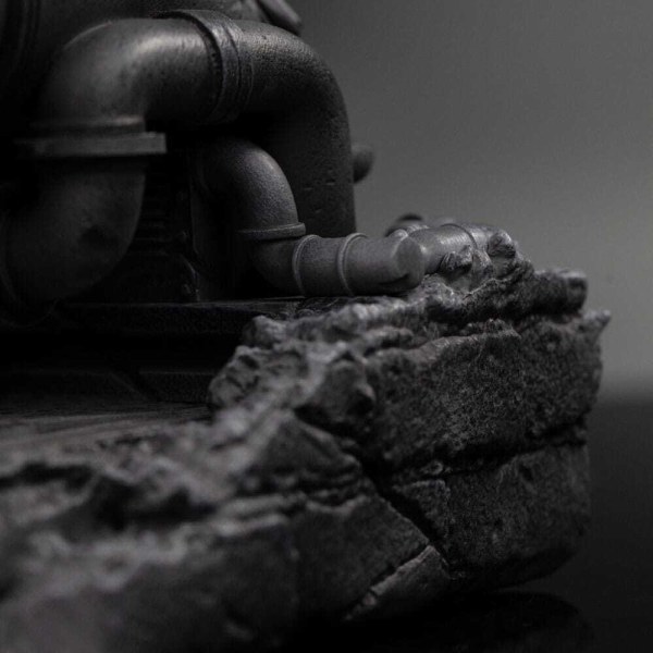 Statuette Tortues Ninja à Art Scale 1/10, variante Leonardo noir et blanc, 26 cm