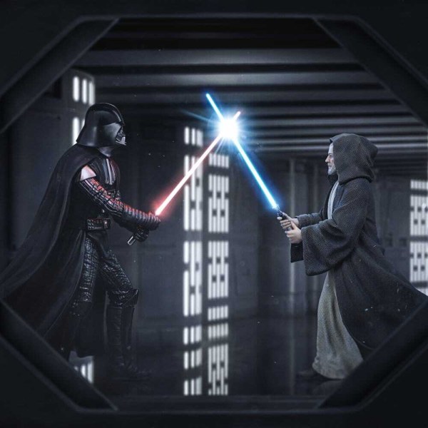 Star Wars statuette 1/10 Deluxe Art Scale Darth Vader Vs Obi-Wan Kenobi (CCXP Exclusive 2025) 24 cm