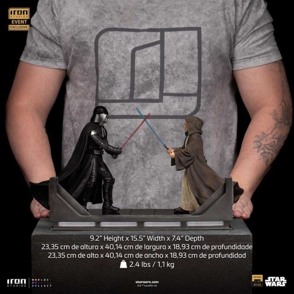 Star Wars statuette 1/10 Deluxe Art Scale Darth Vader Vs Obi-Wan Kenobi (CCXP Exclusive 2025) 24 cm