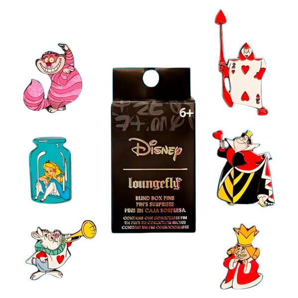 PIN'S BOÎTE MYSTÈRE ALICE AU PAYS DES MERVEILLES - DISNEY LOUNGEFLY