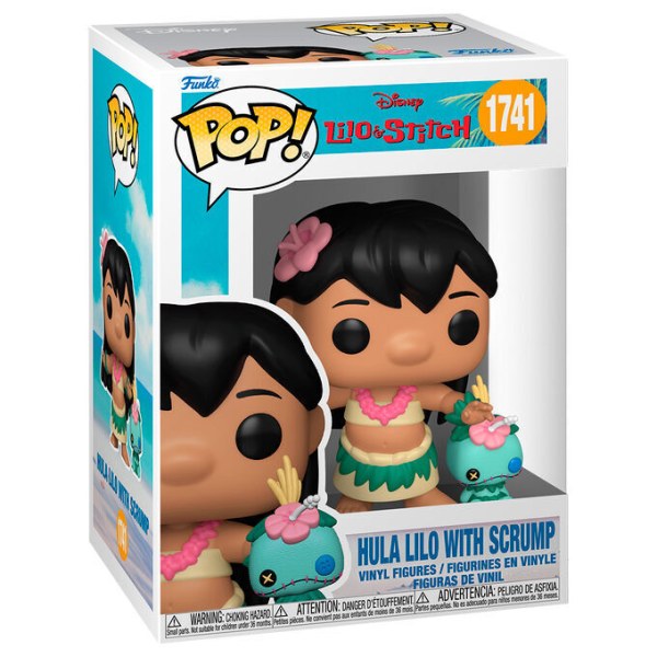 FUNKO POP! 1741 Hula Lilo avec Souillon - Disney Lilo & Stitch