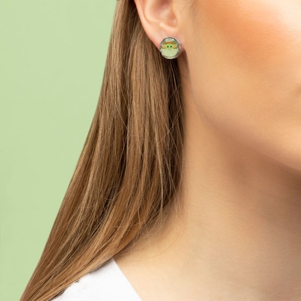 Ensemble de 3 paires de boucles d'oreilles Bébé Yoda Star Wars