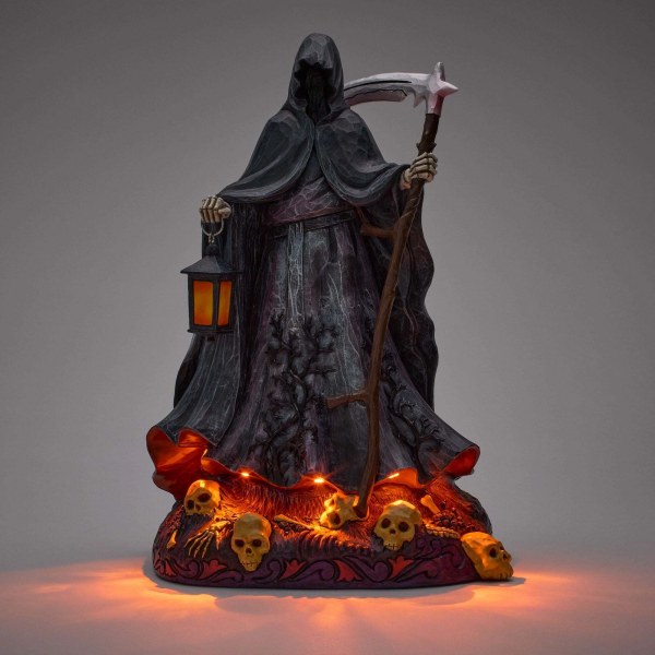 Figurine La Faucheuse avec LED - Heartwood Creek