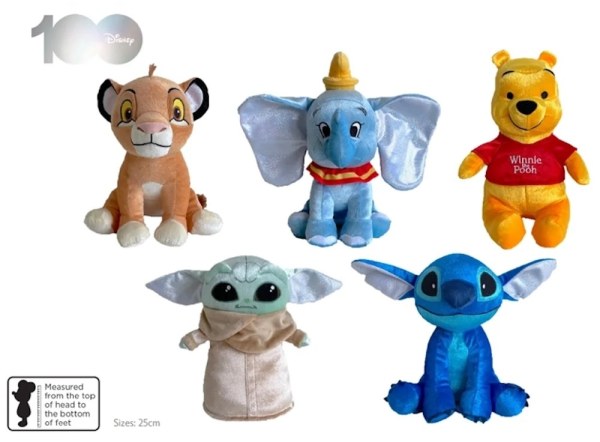 Peluche Disney Édition Platine 25 cm - Disney