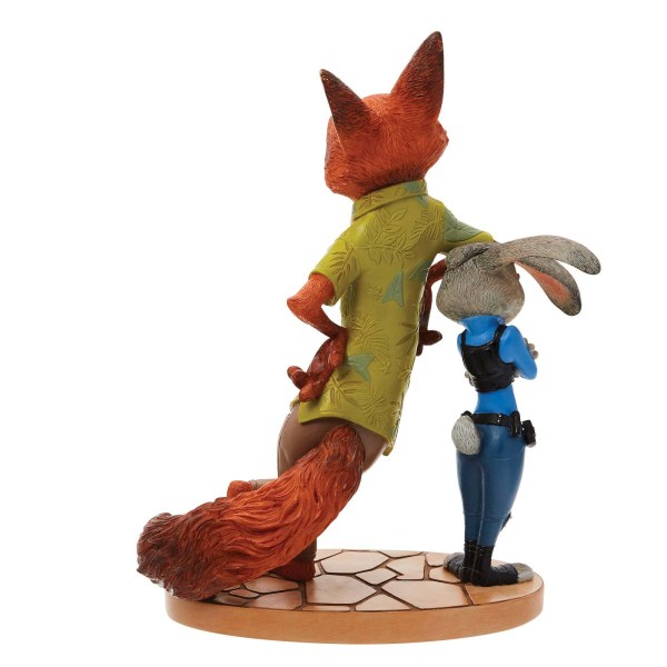 Figurine Nick Wilde et Judy Hopps – Zootopie – Collection Disney Showcase