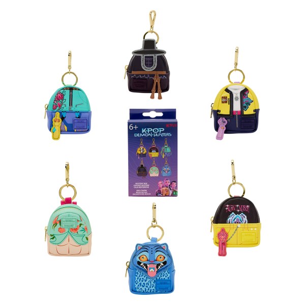 Porte-clés mini sac à dos mystère KPop Demon Hunters - Loungefly Netflix